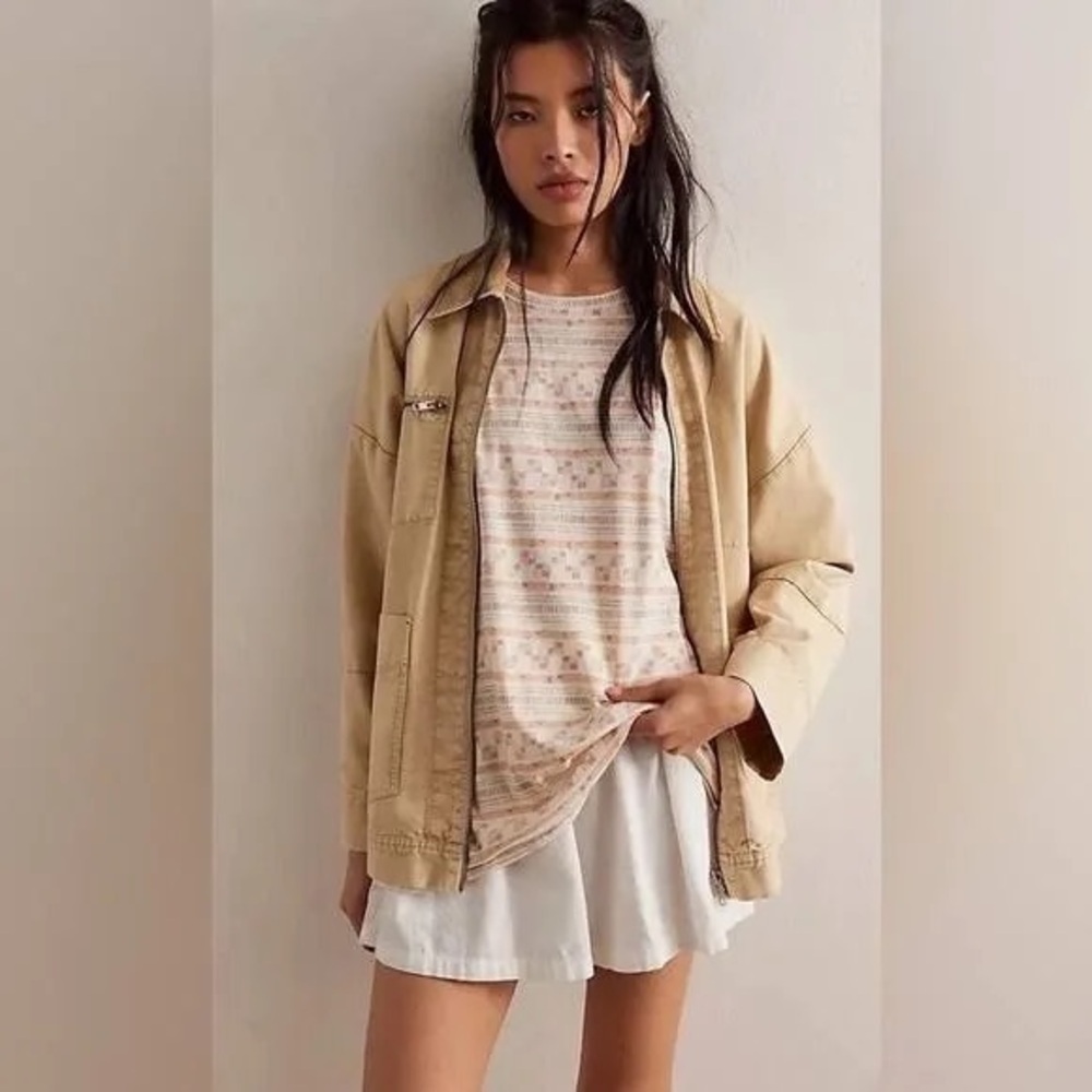 Free People We The Free Nina Printed Tee